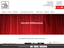 Tablet Screenshot of contra-kreis-theater.de